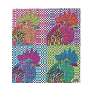 Roosters Gone Psycho Notepad