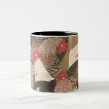 Roosters Japanese Art Rooster Year 2017 Mug 3