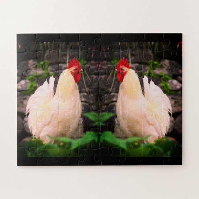 Roosters Jigsaw Puzzle (Horizontal)