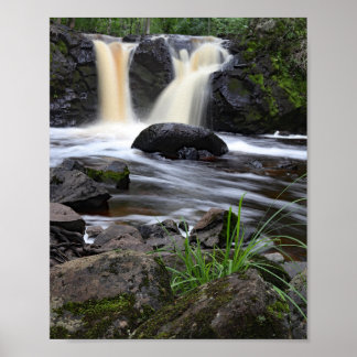 Root Beer Falls, Michigan's Upper Peninsula Poster