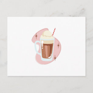 Root Beer Float Postcard