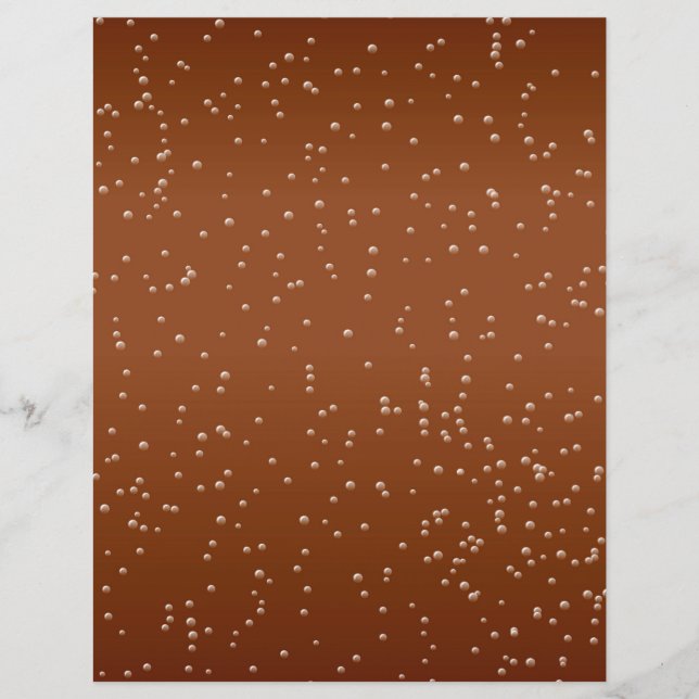 Root Beer with Tiny Bubbles Background Art Flyer (Front)