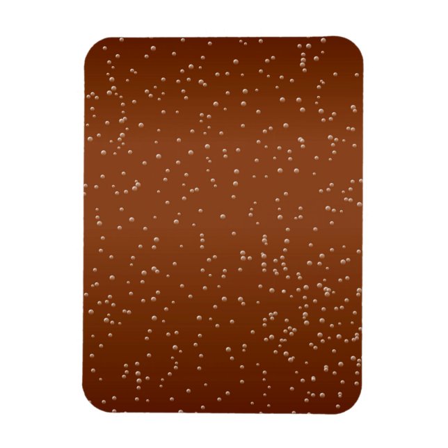 Root Beer with Tiny Bubbles Background Art Magnet (Vertical)