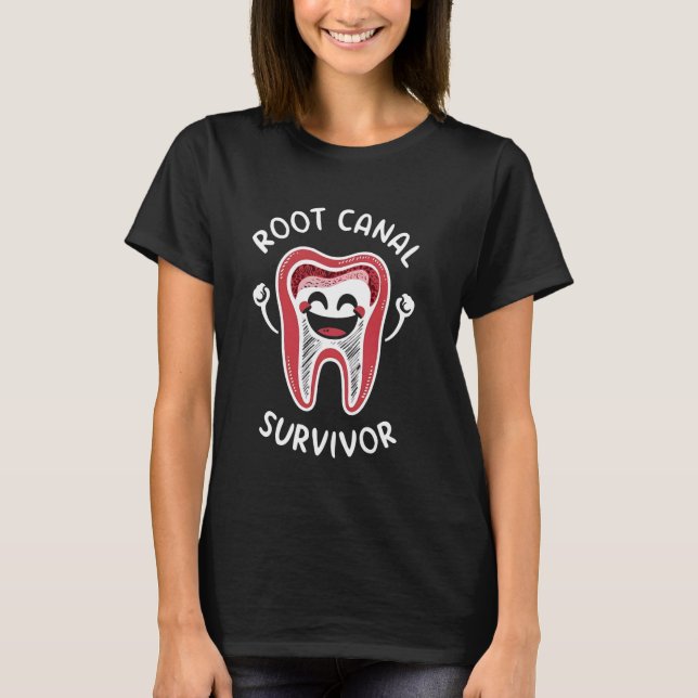 Root Canal Shirts Funny I survived My Root Canal T (Front)