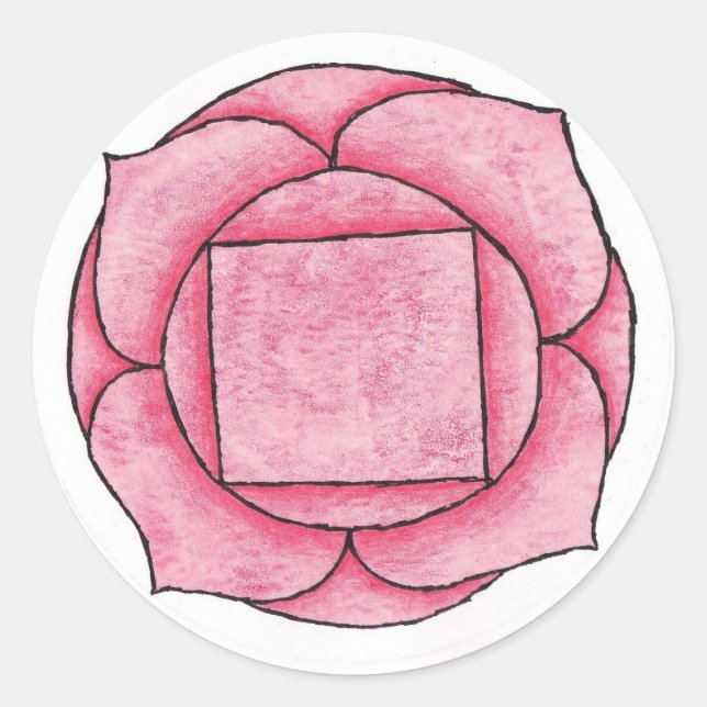 Root Chakra Classic Round Sticker (Front)