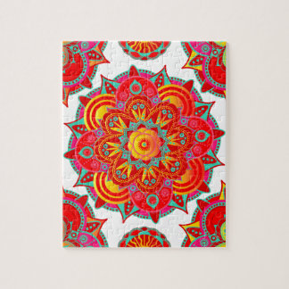 Root Chakra Mandala Jigsaw Puzzle