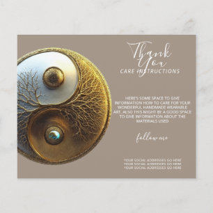 Root of Harmony Yin Yang Design Flyer