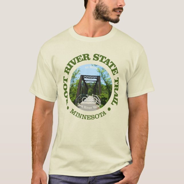 Root River State Trail (cycling c) T-Shirt (Front)