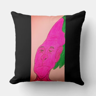 Root Vegetable Character Art Cushion