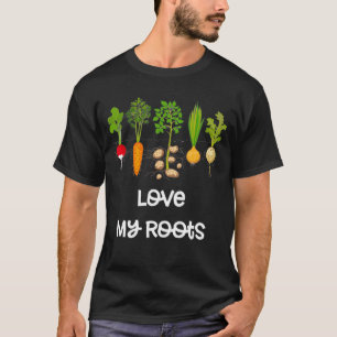 Root Vegetables Gardening Cute Garden   Gift 3Dk  T-Shirt