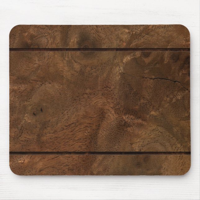 Root wood line inlay mouse pad (Front)