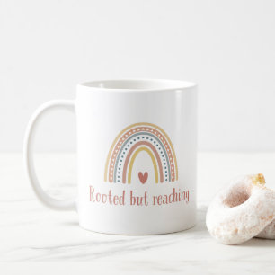 Rooted but Reaching – Grounded Growth Design Coffee Mug