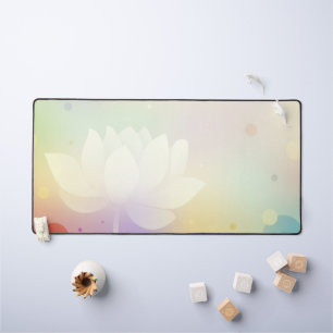 Rooted Elegance with Lotus Desk Mat