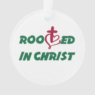 Rooted in Christ.  Christian Easter celebrations Ornament