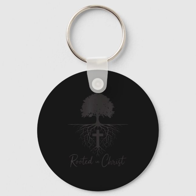 Rooted In Christ Christian Kids Mens God Son Broth Key Ring (Front)