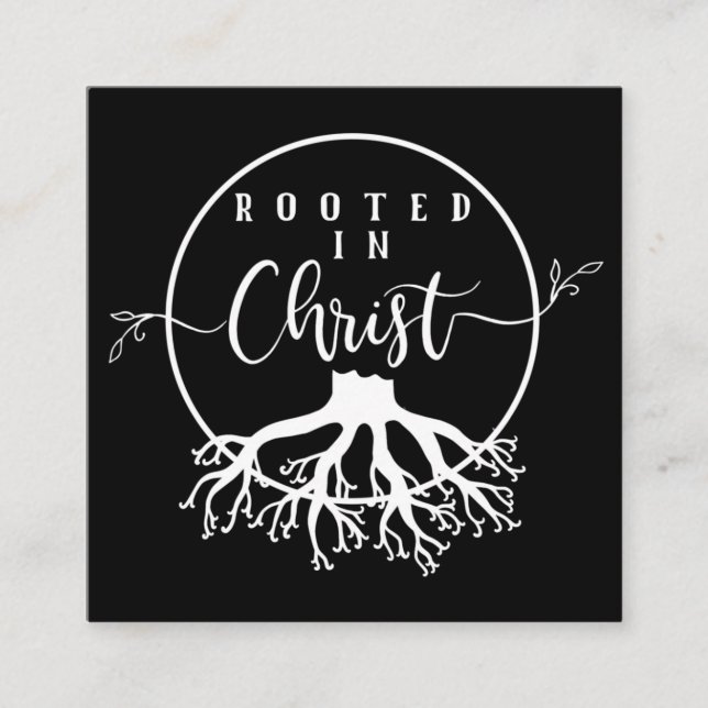 Rooted in Christ Enclosure Card (Front)