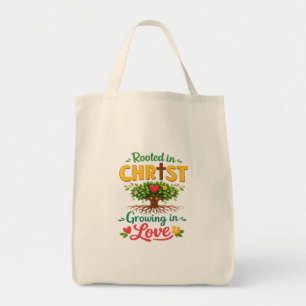 Rooted in Christ, Growing in Love Tote Bag for Kid