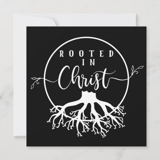 Rooted in Christ Holiday Card (Front)