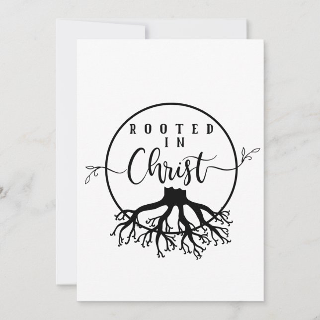 Rooted in Christ Invitation (Front)