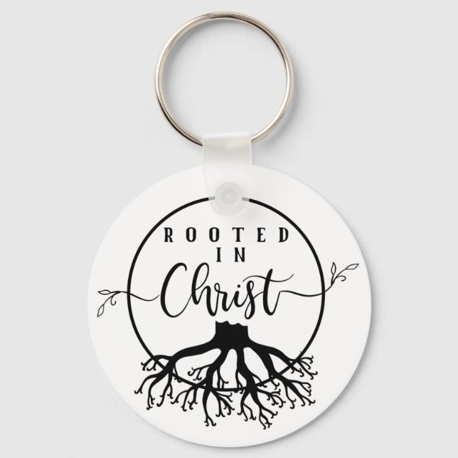 Rooted in Christ Key Ring (Front)
