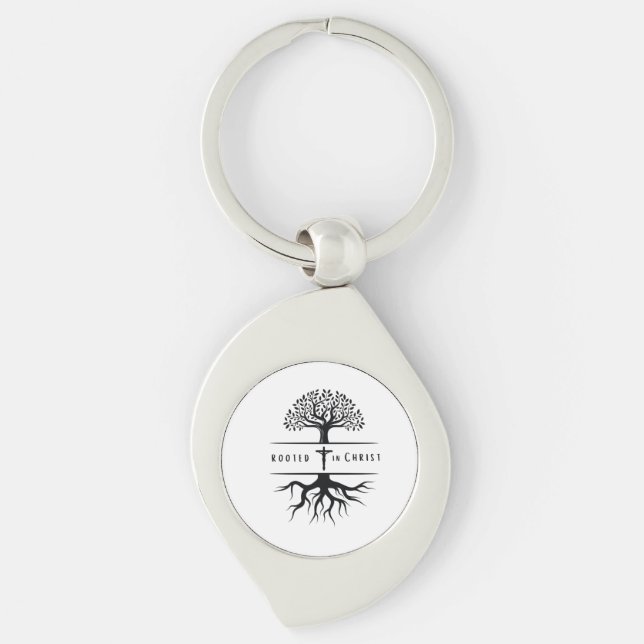Rooted in Christ Key Ring (Front)