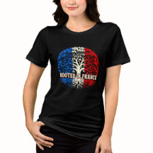 Rooted In France Patriotic Heritage T-Shirt