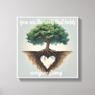Rooted in Love Canvas Print