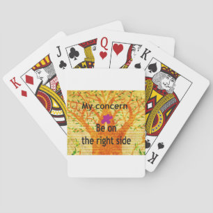 Rooted in Righteousness Baobab Vintage Perspective Playing Cards
