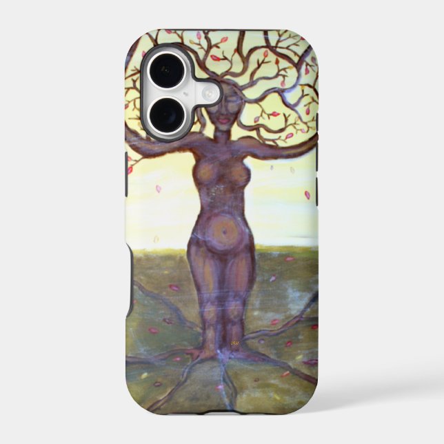 "Rooted" Tree Goddess Fantasy Art (Back)
