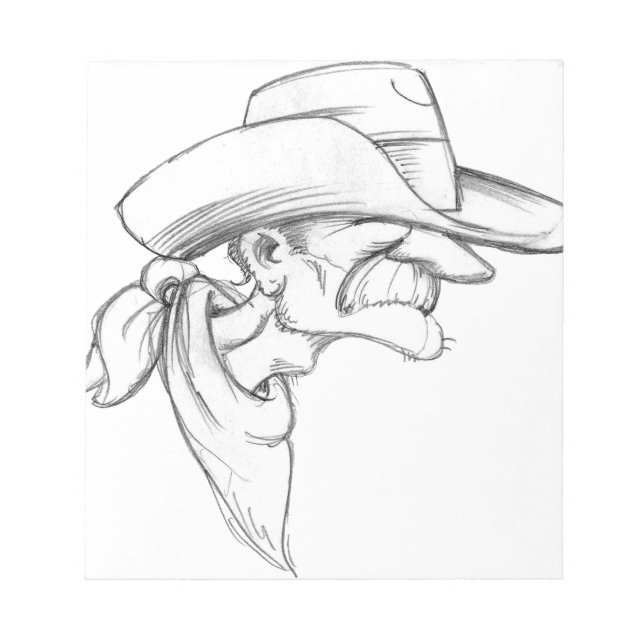 Rootin Tootin Prospector Notepad (Front)