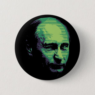 Rootin Tootin Putin 6 Cm Round Badge