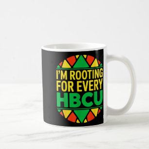 Rooting for every hbcu shirt historical black coffee mug