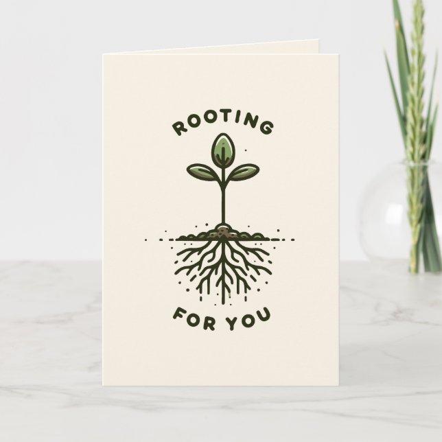 Rooting for You! Card (Front)