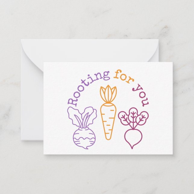 Rooting for you card (Front)