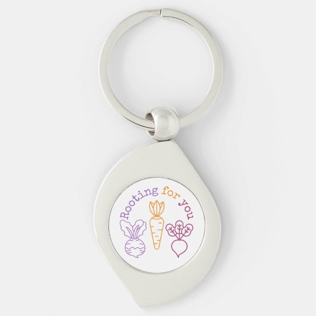 Rooting for you   key ring (Front)