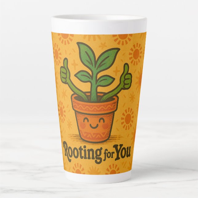 Rooting for You Latte Mug (Front)