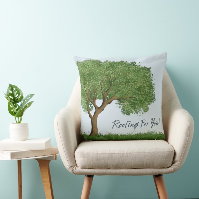 Rooting For You Pillow for Chronic Illness Support (Chair)