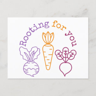 Rooting For You Postcard