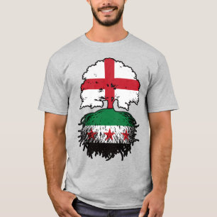 Roots & Crown: England–Syria Tree T-Shirt