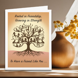 Roots in Friendship Sisterhood Appreciation Card