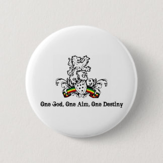 Roots Lion 6 Cm Round Badge