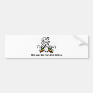 Roots Lion Bumper Sticker