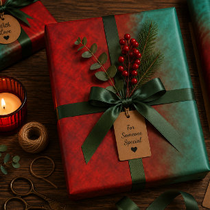 Roots of Flame Wrapping Paper Sheet