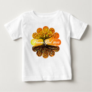 Roots of Love Flower Girl Custom Current Year Baby T-Shirt