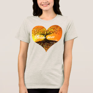 Roots of Love Forest Wedding Party Tri-Blend Shirt