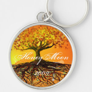 Roots of Love Key Ring