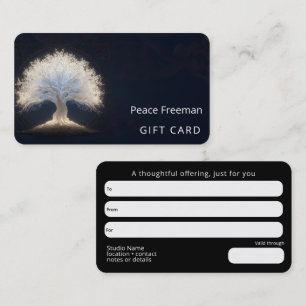 Roots of Starlight Luminous Tree of Life Business Card