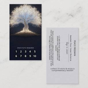 Roots of Starlight   Luminous Tree of Life Business Card