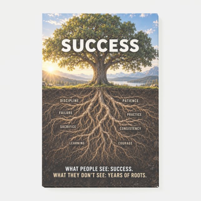 Roots Of Success Post-it Notes (Front)