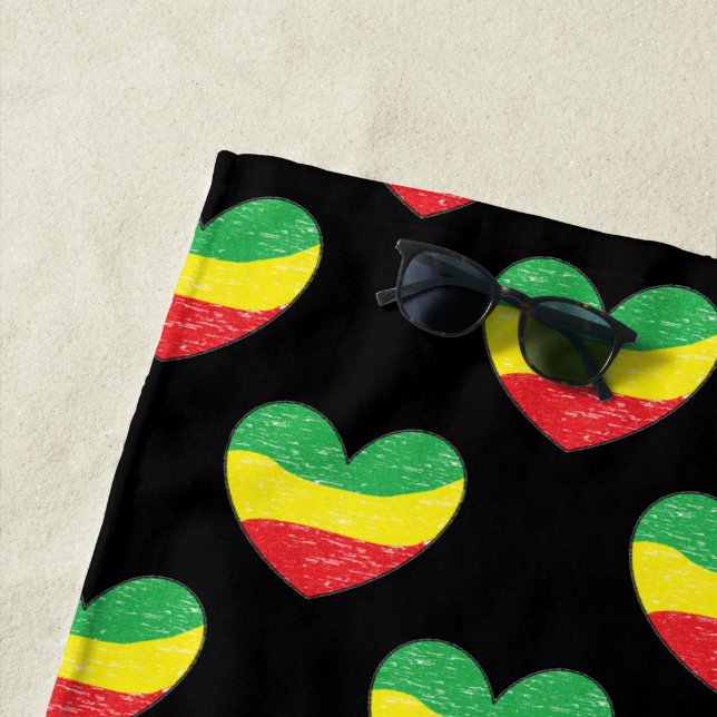 Roots Reggae Rebel Towel (In Situ)